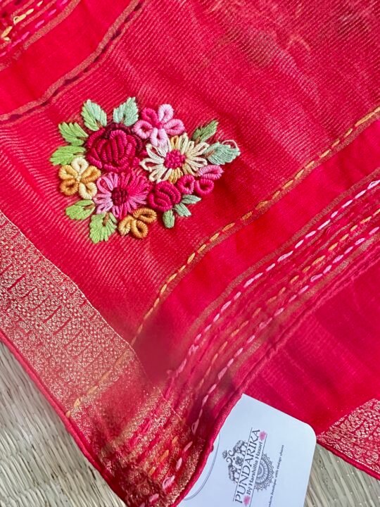 Banarasi Tissue Silk Saree With Blouse – thecotlin