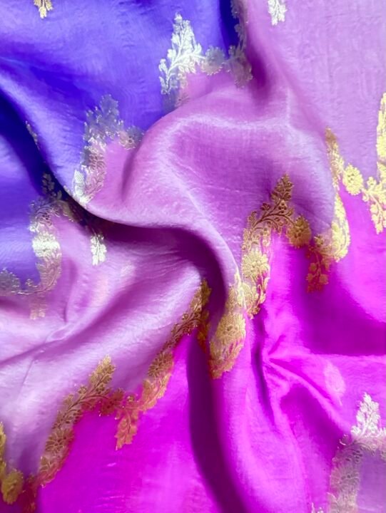 Women Banarasi Warm Cora Soft Silk Saree With Blouse