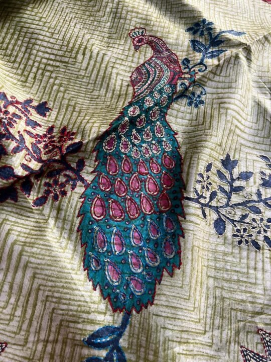 Gachi Tussar Silk Kantha Stitch Saree SN20239490